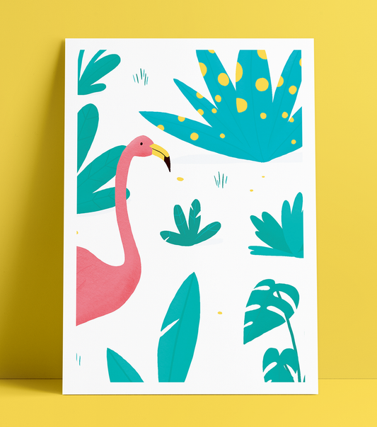 Flamingo - A4 print